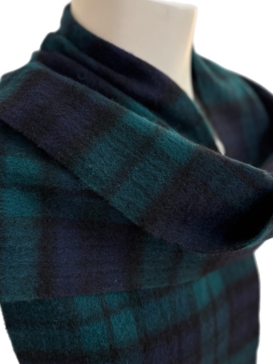 Edinburgh Lambswool Collection Scarf NWT – Black Watch Tartan - Made in Scotland - Picture 3 of 11